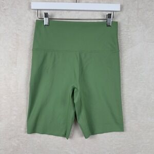 Aerie Offline High Rise Bike Short Size L Green Athleisure Workout Gym